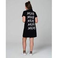 pink clove slay jersey t shirt dress