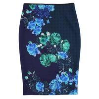 PINKO Bardana Floral Stretch Pencil Skirt