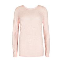 Pink Low Back Long Sleeved Top