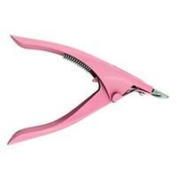 Pink Stainless Steel Nail Scissors for False Nail Tips Acrylic Nail Art(12x7.5x2cm)