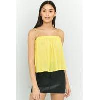 Pins & Needles Frill Edge Cami, YELLOW