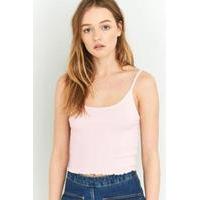 pins needles lettuce edge cami pink