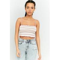 Pins & Needles Striped Cropped Square Neck Cami, ASSORTED