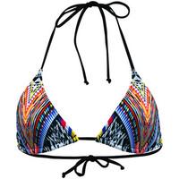 pilyq multicolor triangle swimsuit inca basic womens mix amp match swi ...