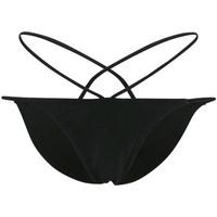 Pilyq Black Tanga Swimsuit Midgnight Strappy Twiggy women\'s Mix & match swimwear in black