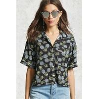 Pineapple Button-Down T-Shirt