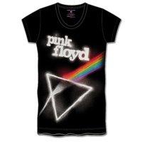 Pink Floyd Women\'s Dsotm Graffiti Prism Short Sleeve T-shirt, Black, Size 10