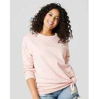 Pink Tie Waist Sweatshirt