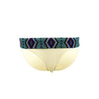 PilyQ Beige Swimsuit Pantoes Keshi Pearl Belted
