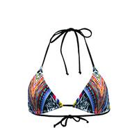 PilyQ Multicolor Triangle Swimsuit Inca Basic