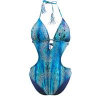 PilyQ Blue Trikini Swimsuit Claire