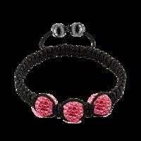 pink crystal magnetite 10mm bracelet