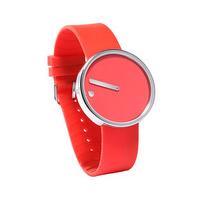 Picto Watch with Rotating Dial, Red, Size Small