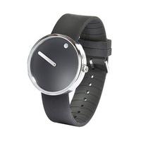 Picto Watch with Rotating Dial, Black, Size Small