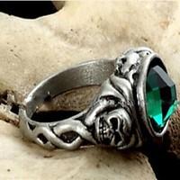 pirates of the caribbean captain jack skull movie statement rings1 pc