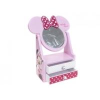 Pink Disney Minnie Mouse Jewellery Drawer With Mirror