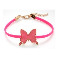Pink Butterfly Bracelet