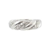 picchiotti 18ct white gold diamond twist ring