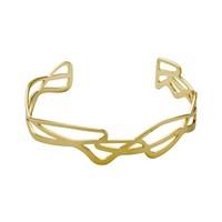 Pilgrim Gold Illy Abstract Cuff
