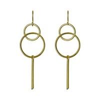 Pilgrim Gaia Gold Circle Earrings