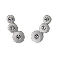 Pilgrim Silver Dot Earrings