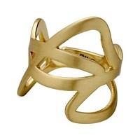 Pilgrim Gold Illy Abstract Ring