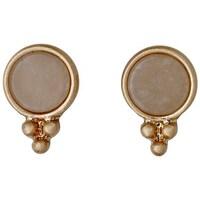 Pilgrim Rose Gold Abstract Earrings