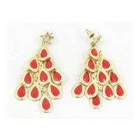 Pierced Drop Earrings