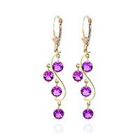 pink topaz dream catcher drop earrings 495ctw in 9ct gold