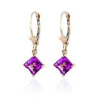 pink topaz drop earrings 32ctw in 9ct gold