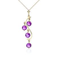 pink topaz dream catcher pendant necklace 225ctw in 9ct gold