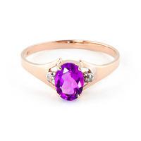 Pink Topaz and Diamond Desire Ring 0.75ct in 9ct Rose Gold