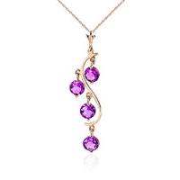 pink topaz dream catcher pendant necklace 225ctw in 9ct rose gold