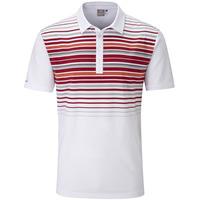 Ping 2017 Cortes Polo - White/Rich Red