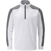 Ping 2017 Hudson Performance 1/2 Zip Top - White/Ash Marl