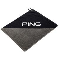 Ping Clip Towel - Black/Grey