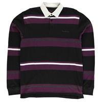 Pierre Cardin Long Sleeve Rugby Polo Shirt Mens