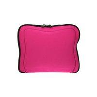 Pink Curvy Design Laptop / Notebook Bag With Black Stitching Up to 15.4 Inch Laptops