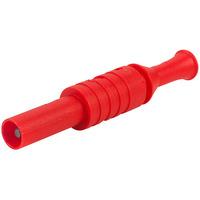 PJP 1065-R 4mm Shrouded Cable Plug Red
