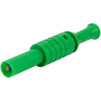 pjp 1065 v 4mm shrouded cable plug green