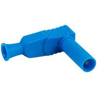 pjp 1067 bl right angle shrouded 4mm plug blue