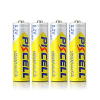 Pkcell Rechargeable AA 1300mAh 1.2V NiMH Battery 4 Pack
