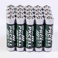 Pkcell R03P AA Carbon Zinc Battery 1.5V 20 Pack Super Heavey Duty