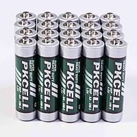 pkcell r03p aa carbon zinc battery 15v 20 pack super heavey duty