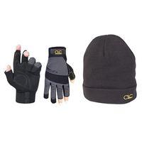 PK4015 Fingerless Gloves + Beanie Hat