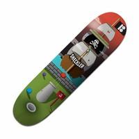 Plan B Sheckler Pirate Ship 8.25inch Skateboard Deck