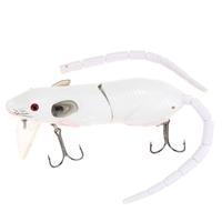 Plastic Rat Fishing Lure/Rat Swimbait 13.2cm 68g Mouse Lure Treble Hooks Fishing Tackle