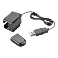 Plantronics Spare USB Deluxe Charging Kit - USB Charger & Spare Battery for WH500, Savi W440 & W740