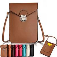 Plain Weave Bunk PU Phone Bags f...