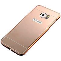 Plating Mirror Back with Metal Frame Phone Case for Samsung Galaxy S7 edge/S7/S6 Edge/S6/S5/S4